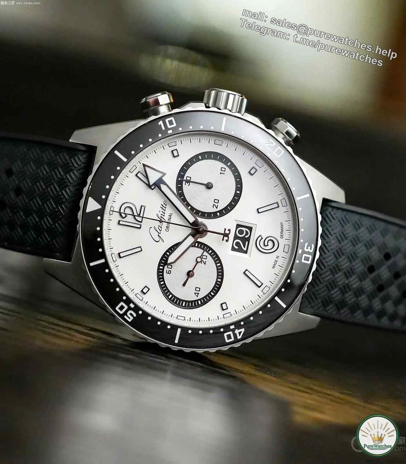 Glashütte’s original SEAQ chronograph “panda plate”, with a public price of 110,000, is it the new pinnacle of diving watches?