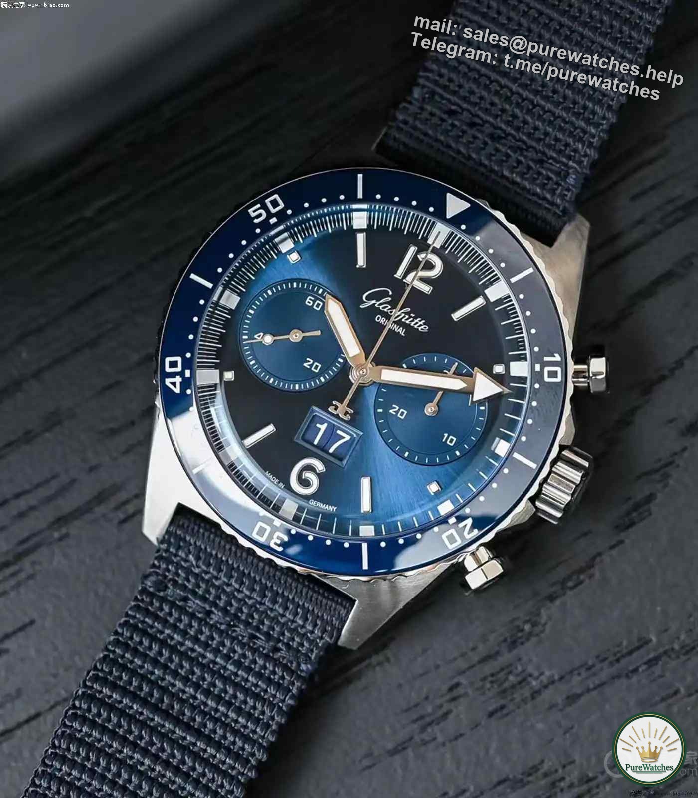 Glashütte’s original SEAQ chronograph “panda plate”, with a public price of 110,000, is it the new pinnacle of diving watches?